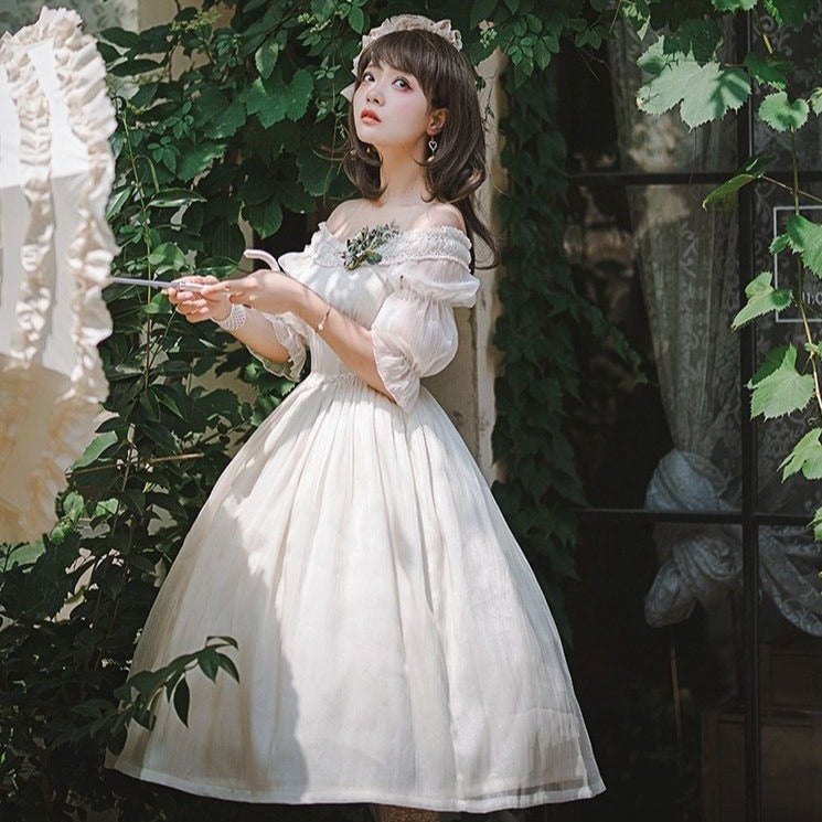 Flower Girl for a Fairy Wedding Cottagecore Princesscore Fairycore Coquette  Kawaii Dress