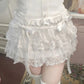 Heaven's Gate and Ivory Angel Feathers               Mini Skirt Kawaii Academia Y2K Cottagecore Coquette Fairycore Dollette Princesscore Bottoms