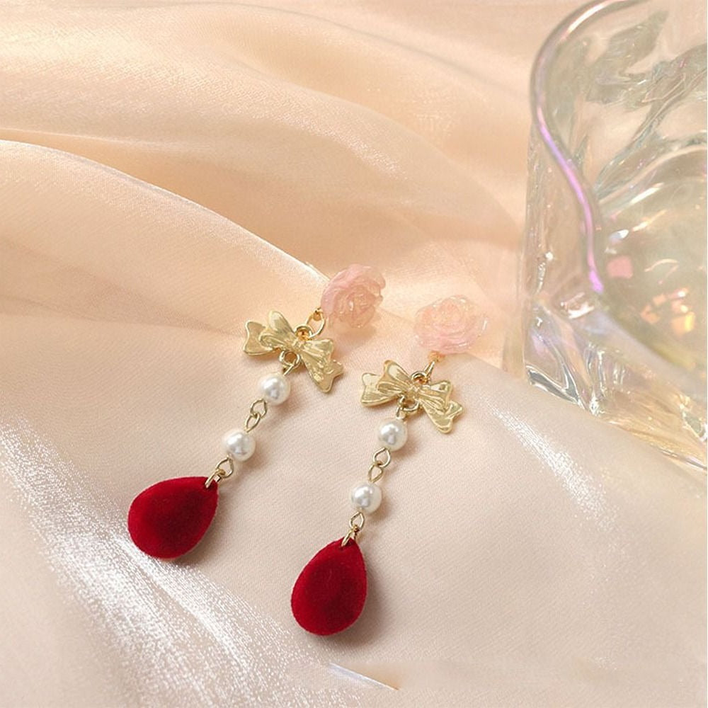 Tina's Itty Bitty Pearls Cottagecore Princesscore Fairycore Coquette Kawaii Earrings