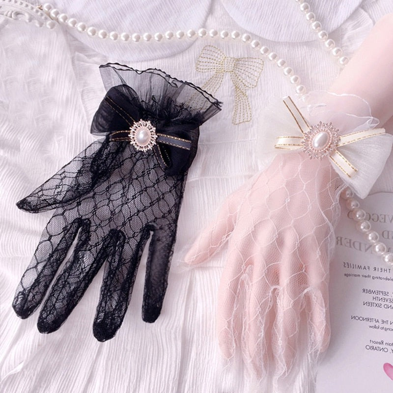 Uptown Lady Cottagecore Princesscore Fairycore Coquette Kawaii Gothic Gloves