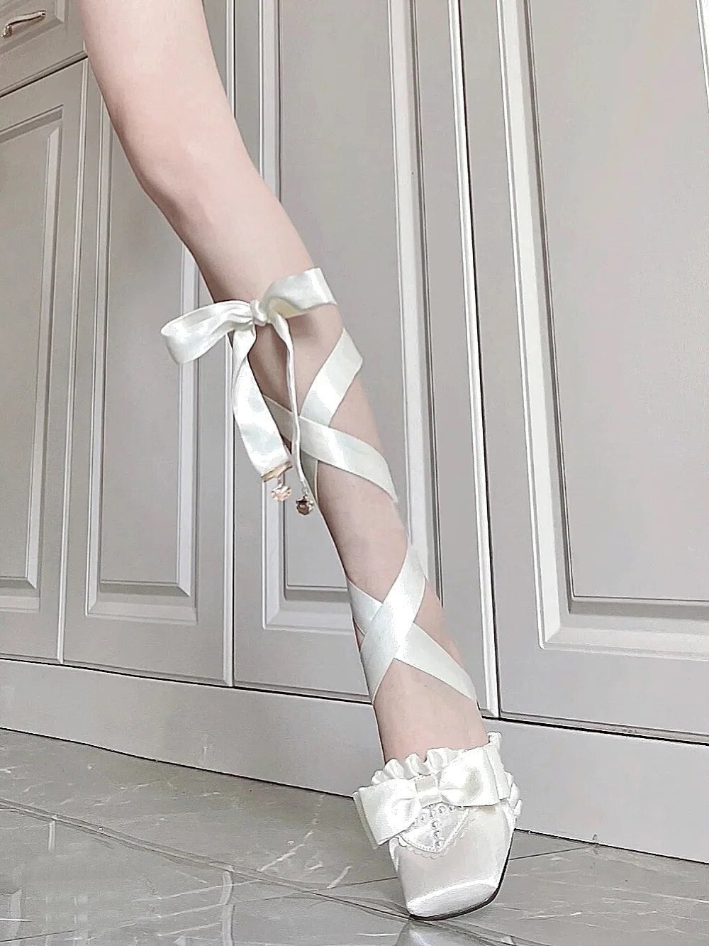 J. Renee Soncino Ribbon Lace Kitten Heel Dress Sandals | Dillard's