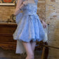 Sparkling Blueberry Sorbet Cottagecore Princesscore Fairycore Coquette Angelcore Mermaidcore Kawaii Dress