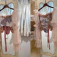 Daydreams of Flowers Garlands, Angels, and Bunnies Cottagecore Princesscore Fairycore Coquette Angelcore Kawaii Corset Top