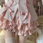 Iced Cherry Cappuccino Pink               Top with Optional Mini Skirt Set Kawaii Academia Y2K Cottagecore Coquette Fairycore Dollette Princesscore Bottoms