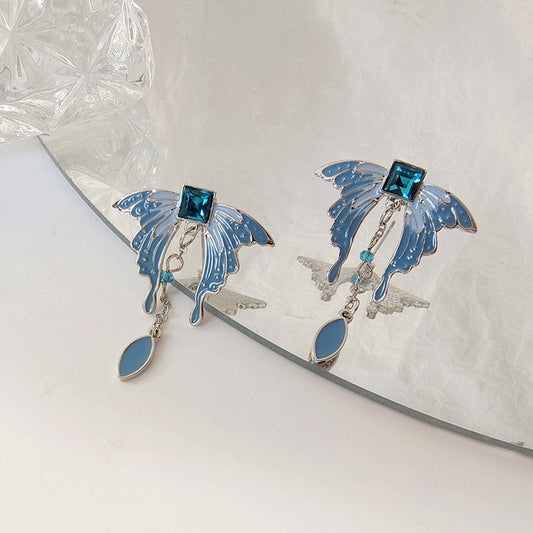 Water Wings Cottagecore Princesscore Fairycore Coquette Kawaii Earrings