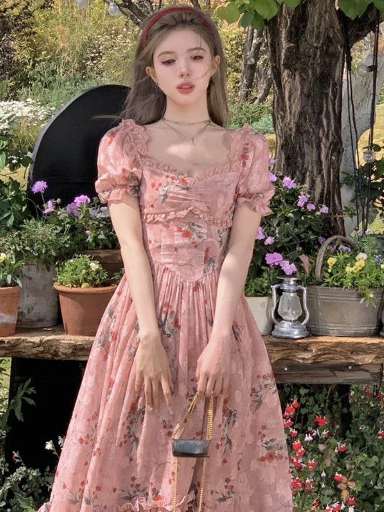 Girl in the Wildberry Bush Cottagecore Princesscore Fairycore Coquette Kawaii Dress