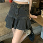 Magical Pop Star's Admirer Kawaii Fairycore Princesscore Top with Optional Denim Skirt Bottoms Set