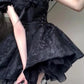 Carmen and the Nightrose Pixies Cottagecore Princesscore Fairycore Balletcore Coquette Dark Academia Gothic Kawaii Dress with Optional Petticoat Skirt Bottoms Set