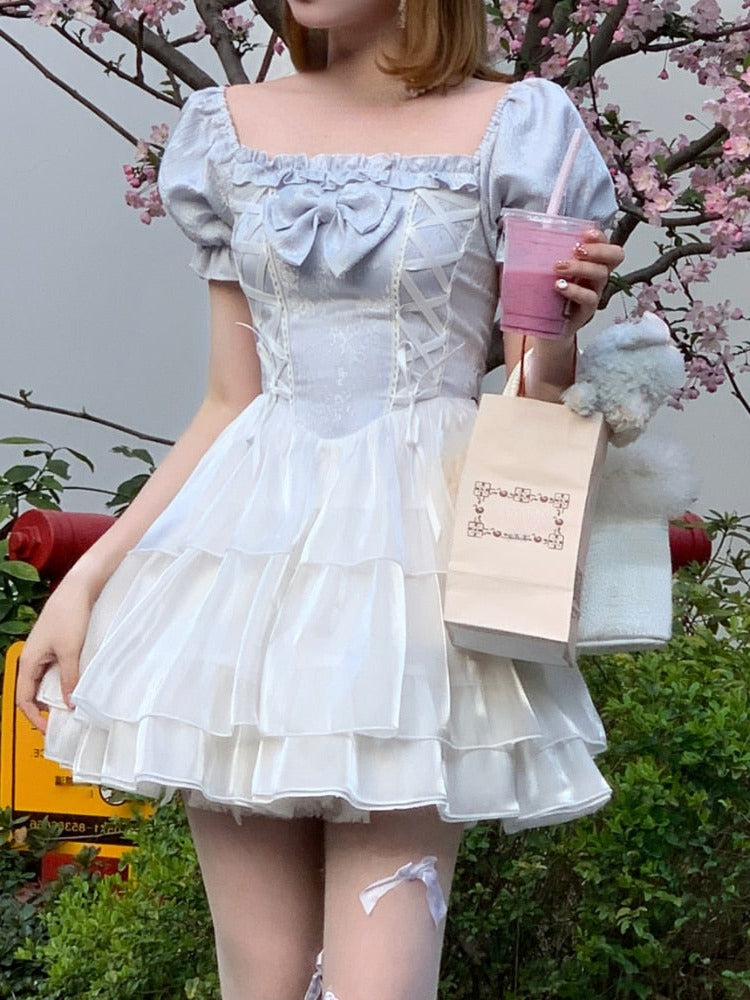 Princess Karina's Summer Pastures Cottagecore Princesscore Fairycore Angelcore Coquette Kawaii Dress
