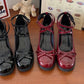 Ruby Red's Wishes Cottagecore Fairycore Princesscore Coquette Dark Academia Gothic Kawaii Shoes