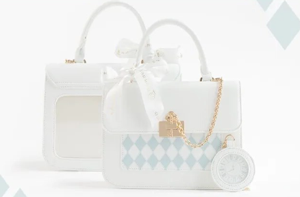 Off-white Jitney 28 Meteor Shower Top-handle Bag In White