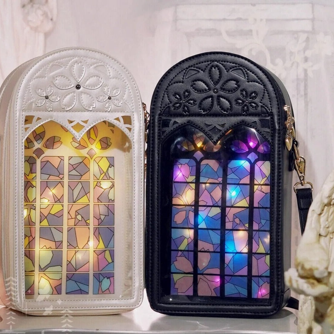 Stained Glass Cathedral Wedding Cottagecore Princesscore Fairycore Coquette Angelcore Gothic Kawaii Bag