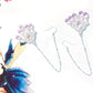 Chandelier of Rosewater Cottagecore Princesscore Fairycore Coquette Kawaii Earrings
