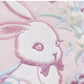 Soft White Bunnies Hopping Amidst the Peonies Cottagecore Princesscore Fairycore Coquette Kawaii Bag