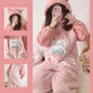 Bubblegum Kitty Paws Cottagecore Fairycore Princesscore Coquette Kawaii Warm Sleepwear - Starlight Fair