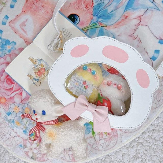 Peekaboo Kitten Kawaii Cottagecore Fairycore Princesscore Coquette Window Bag - Starlight Fair