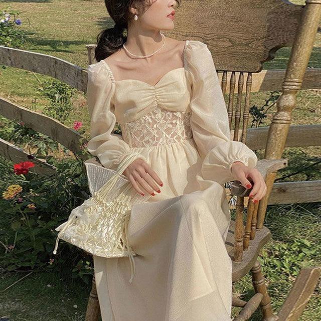 Countryside Countess Fairycore Cottagecore Princesscore Dress - Starlight Fair