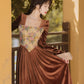 Apricot Preserves and Wildflowers Cottagecore Fairycore Princesscore Coquette Kawaii Dress