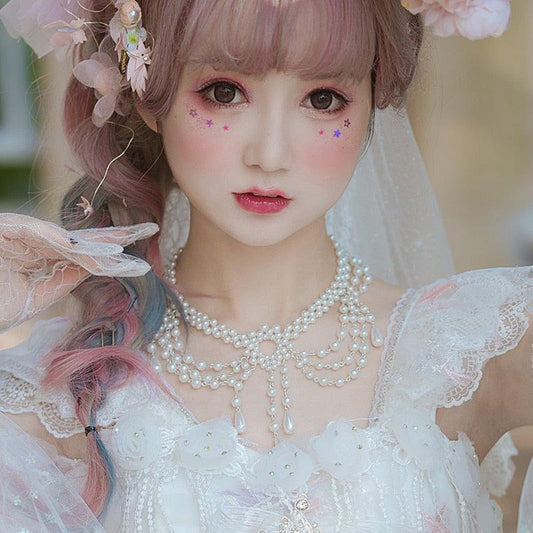 Luxurious Doll Fairycore Cottagecore Princesscore Choker - Starlight Fair