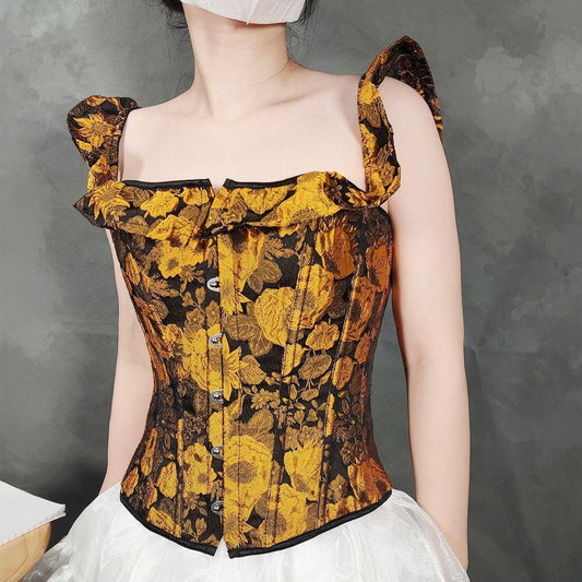 Rillian's Beloved Dark Fairycore Cottagecore Princesscore Corset Top and  Skirt Bottoms Set