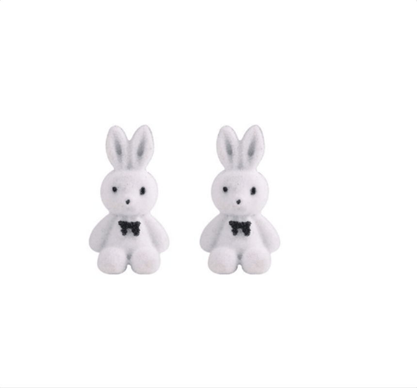 Soft Rabbit Stuffy Fairycore Cottagecore Princesscore Earrings - Starlight Fair