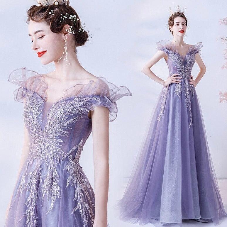 Everett the Elven Duchess Fairycore Cottagecore Princesscore Formal Prom Dress - Starlight Fair