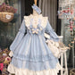 Ruffled Puff Sleeve Bowtie Princesscore Dress - Starlight Fair