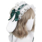 Frosty Spring Day Snowball Bunny Fairycore Cottagecore Princesscore Hair Accessory - Starlight Fair