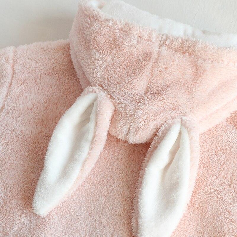 Cotton Candy Bunny Fairycore Cottagecore Princesscore Warm Sleepwear Set - Starlight Fair