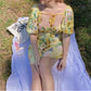 Sunflowers Face the Sun Fairycore Kawaii Cottagecore Princesscore Coquette Dress - Starlight Fair