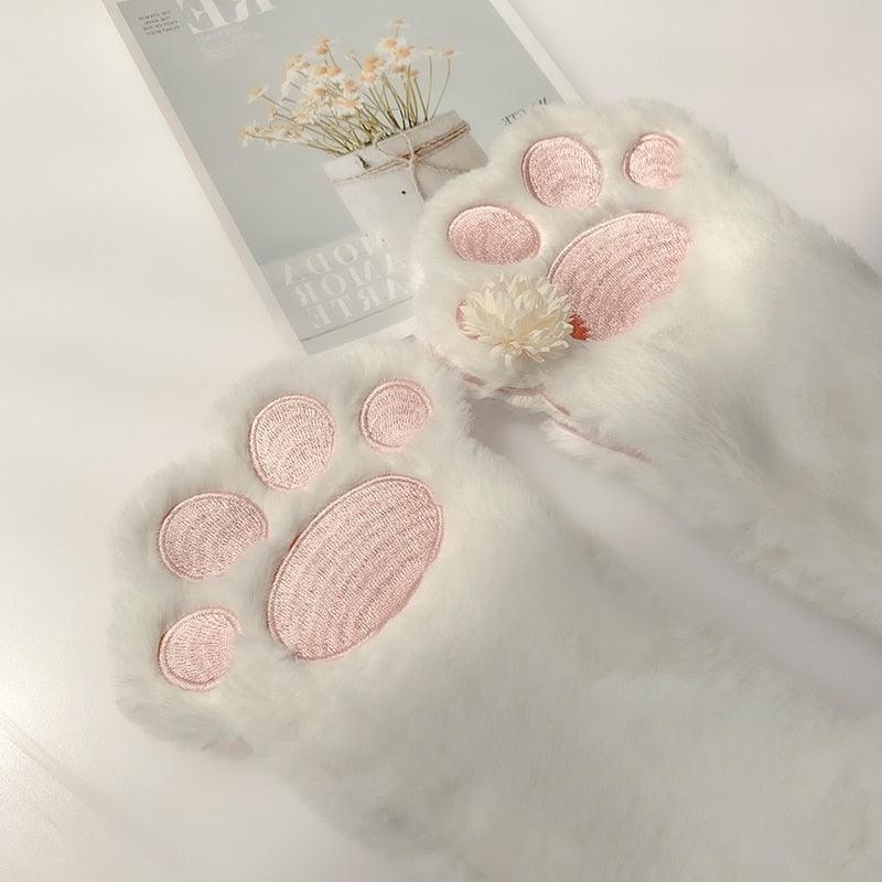 Soft Strawberry Paws Fairycore Cottagecore Princesscore Scarf - Starlight Fair