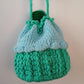 Hand-crocheted Pure Wool Enchanted Cupcake Bakery Cottagecore Fairycore Princesscore Coquette Kawaii Mini Bag - Starlight Fair