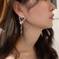 Pearlesque Icy Valentina Fairycore Cottagecore Princesscore Coquette Dollette Earrings - Starlight Fair