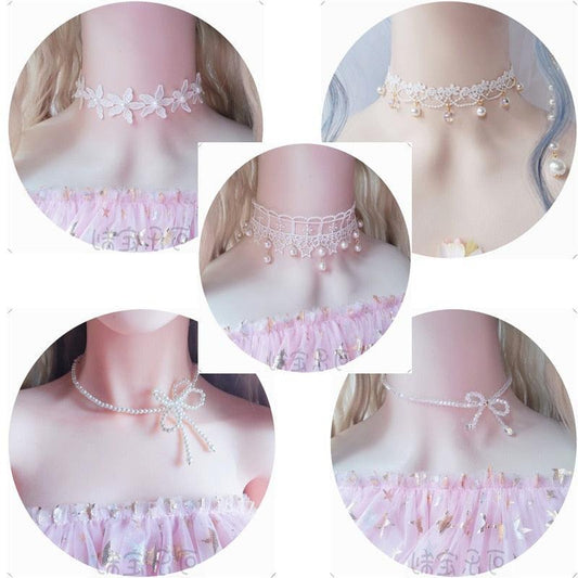 Icicle Skating Pixie Fairycore Cottagecore Princesscore Choker - Starlight Fair