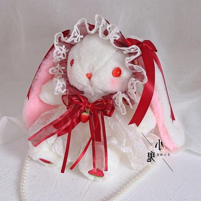 Strawberry Amulet Bunny Friend Kawaii Fairycore Cottagecore Princesscore Coquette Bag 38cm Chain Bag