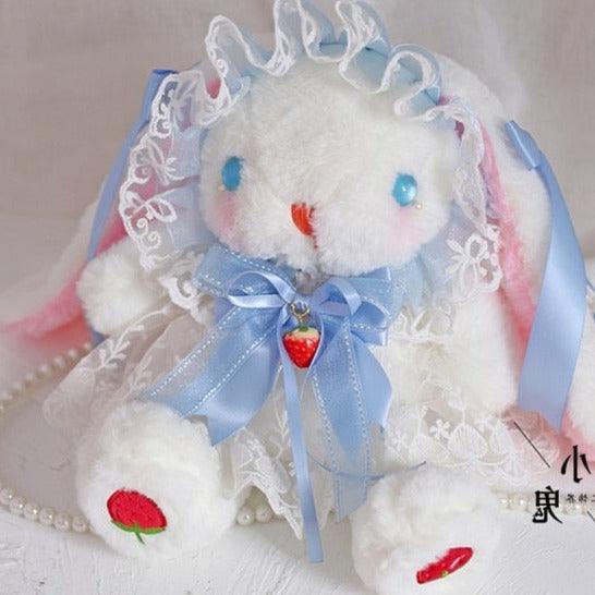 Strawberry Amulet Bunny Friend Kawaii Fairycore Cottagecore Princesscore Coquette Bag - Starlight Fair