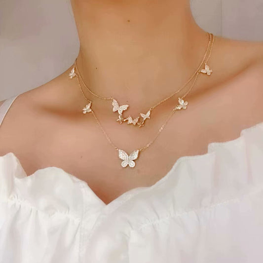 Sunset Blessing of the Butterflies Fairycore Cottagecore Princesscore Kawaii Choker