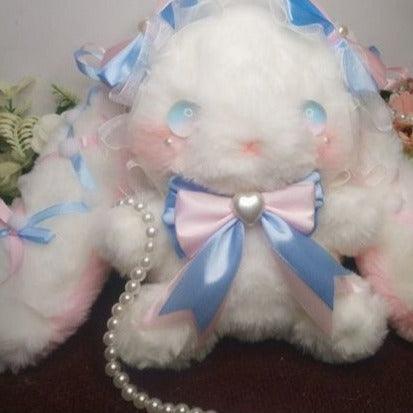 Ribbon Decor Bunny Friend Cottagecore Fairycore Princesscore Coquette Kawaii Bag - Starlight Fair