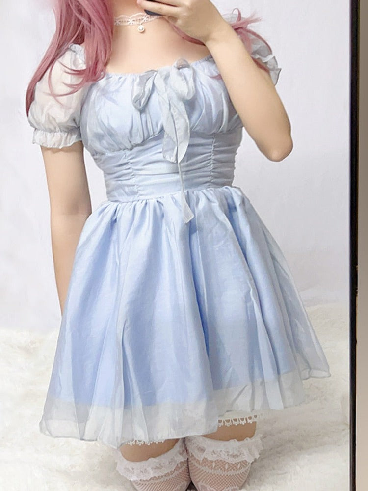 Blueberry Creme Pie Cottagecore Princesscore Fairycore Princesscore Coquette Soft Girl Angelcore Dollette Kawaii Dress