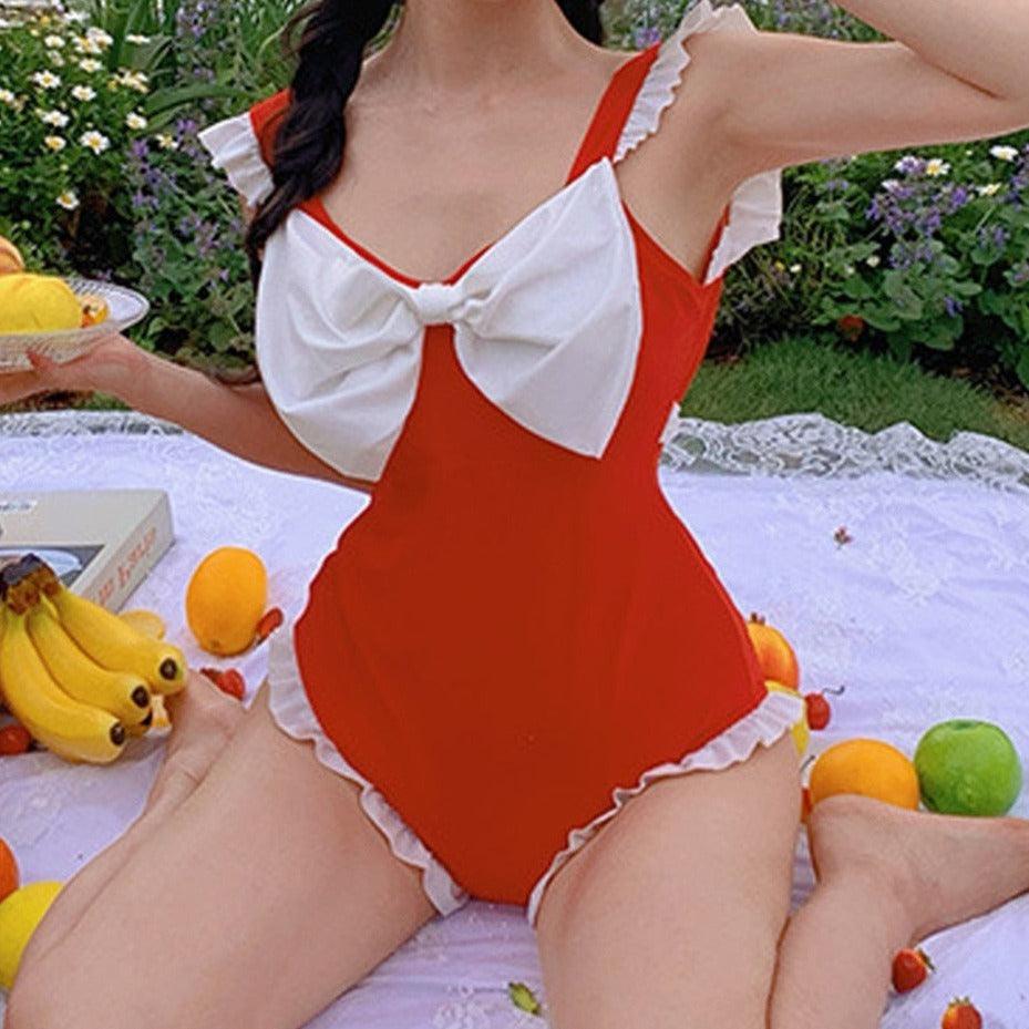 Red velvet hot sale swimwear