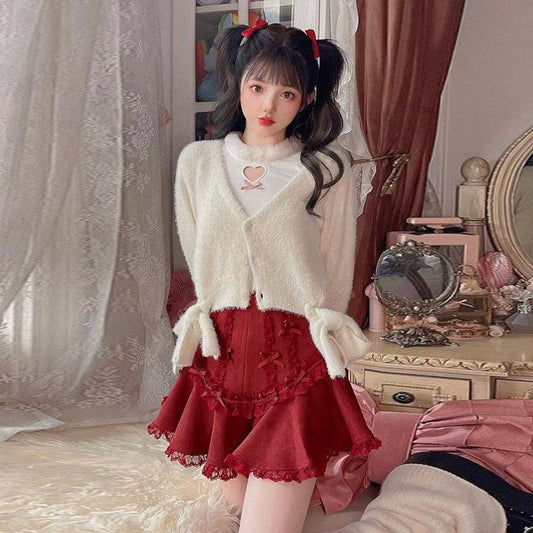 Bella Rouge Fairycore Cottagecore Princesscore Skirt Bottoms - Starlight Fair