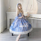 The Aqua Sea Swans Cottagecore Fairycore Princesscore Coquette Balletcore Kawaii Dress