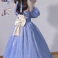 Water Pixie's Charm Fairycore Cottagecore Princesscore Dress - Starlight Fair