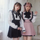 Mari and Rei's Starlit Cafe Cottagecore Princesscore Fairycore Princesscore Coquette Gothic Soft Girl Kawaii Overalls Skirt Dress