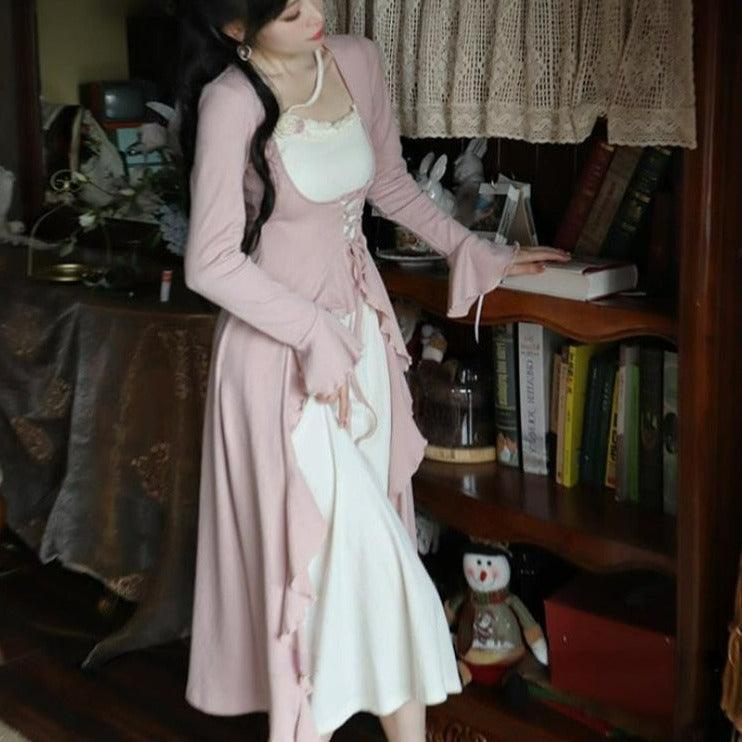 Maiden of the Milk Tea Tavern Fairycore Cottagecore Princesscore Dress - Starlight Fair