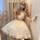 Sora Kaede Fairycore Cottagecore Princesscore Dress, Hair Accessory, and Petticoat Skirt Bottoms Set - Starlight Fair