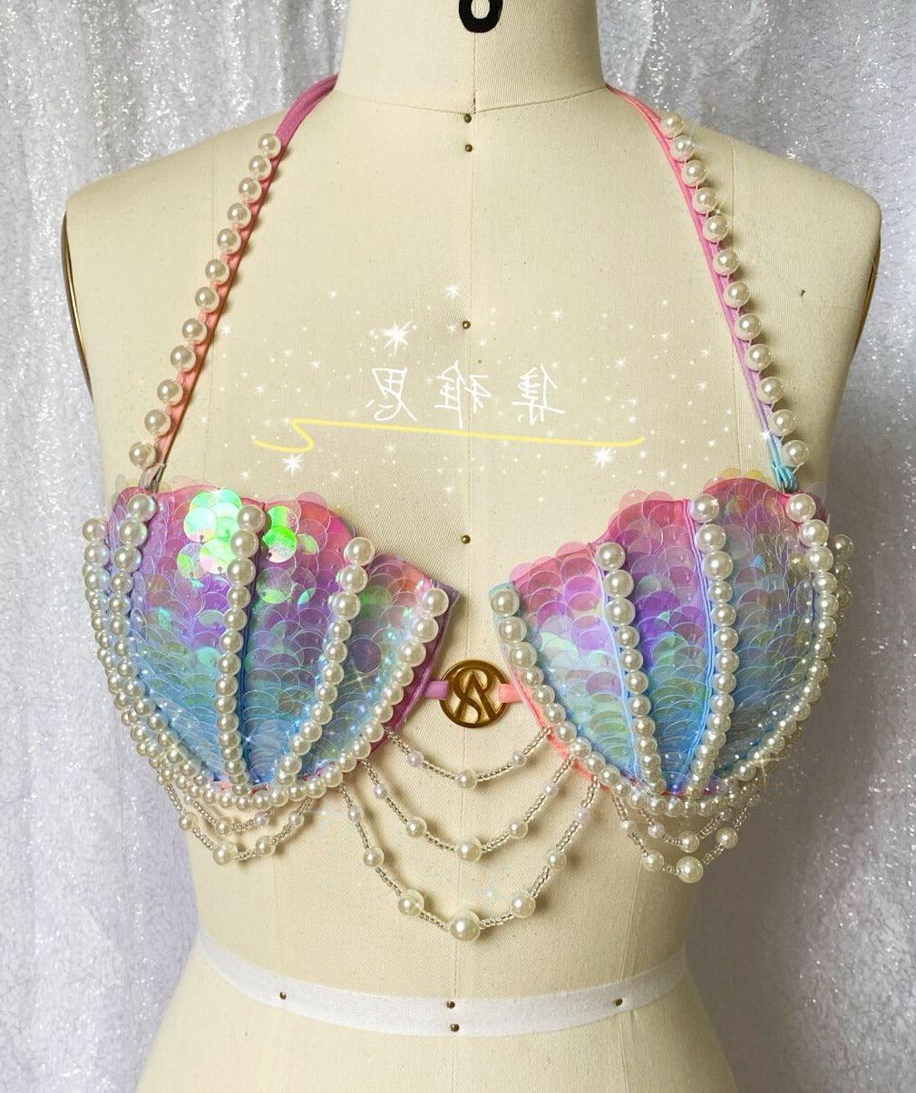 Sunset Glow Fairycore Princesscore Mermaid Swimwear Bikini - Starlight Fair