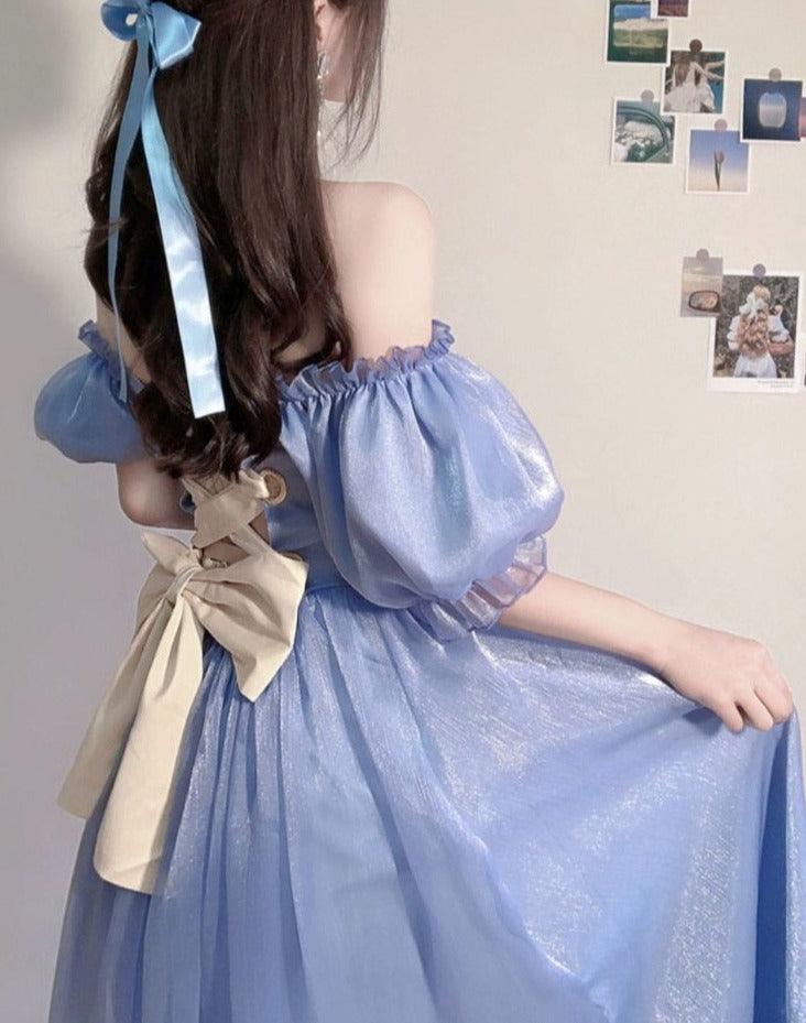 Water Pixie's Charm Fairycore Cottagecore Princesscore Dress ...