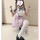 Crystal Hearts in the Night Sky Cottagecore Fairycore Princesscore Coquette Soft Girl Kawaii Overalls Dress