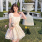 Poppy Seed Cottagecore Fairycore Princesscore Coquette Kawaii Dress